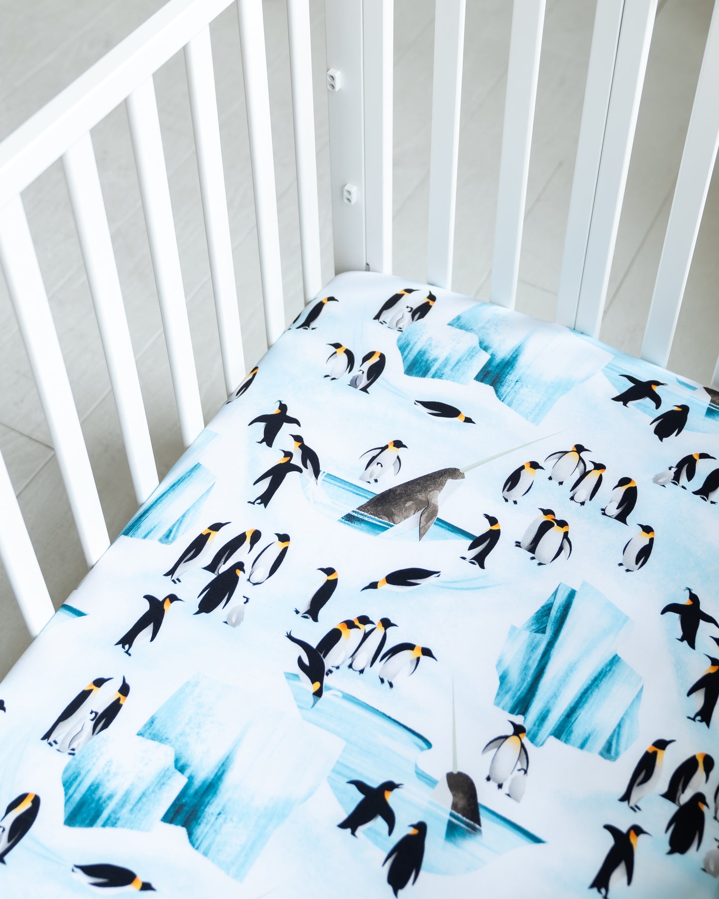 2-Pack StretchLuxe Fitted Crib Sheets (Naptime N' Noodles, Emperors on Ice)