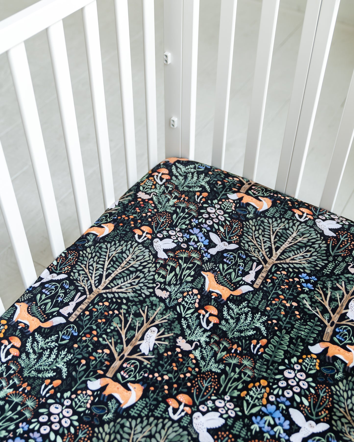 Forest Fairytale StretchLuxe Fitted Crib Sheet (Single)