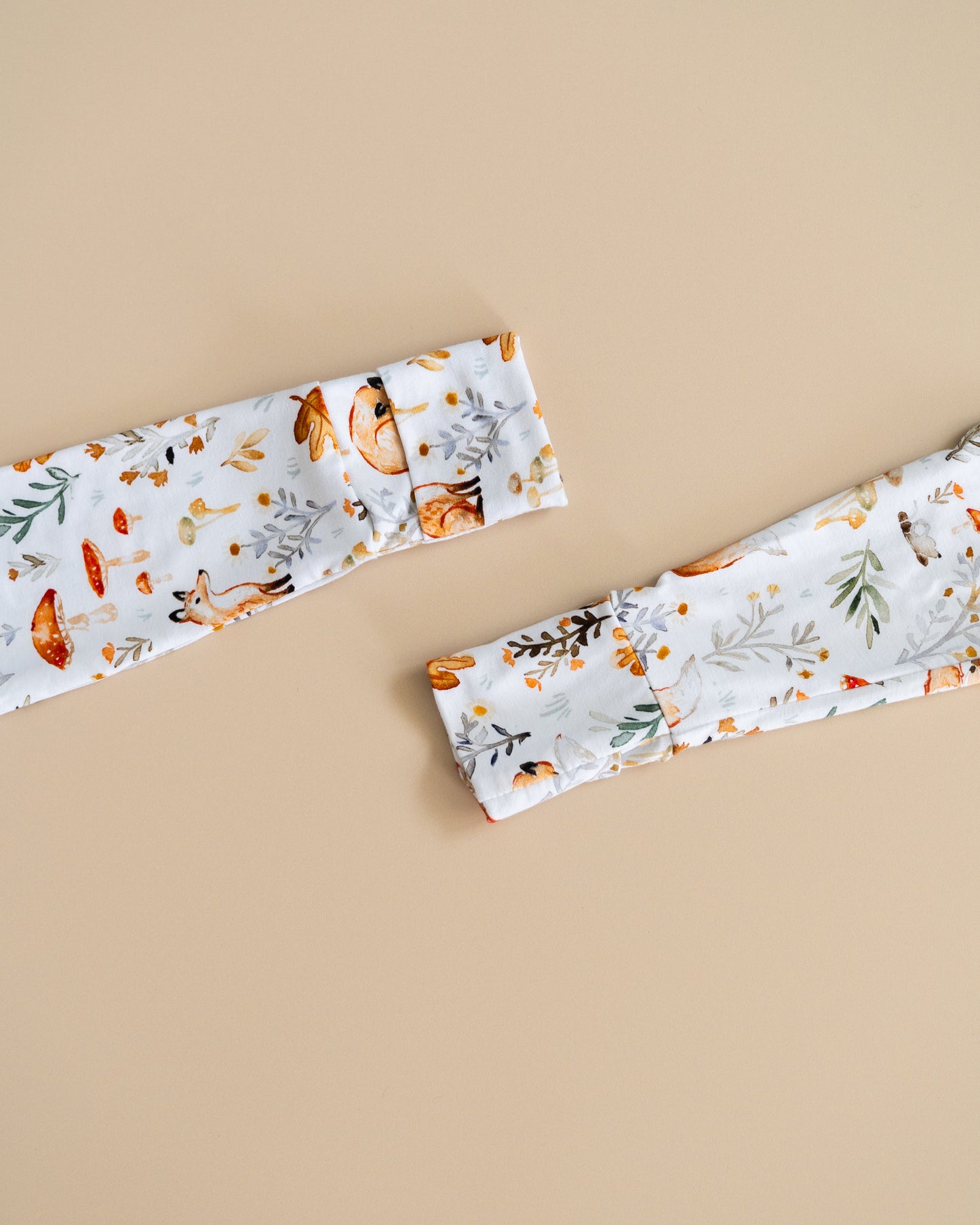 Woodland Foxes StretchLuxe Zip Footie