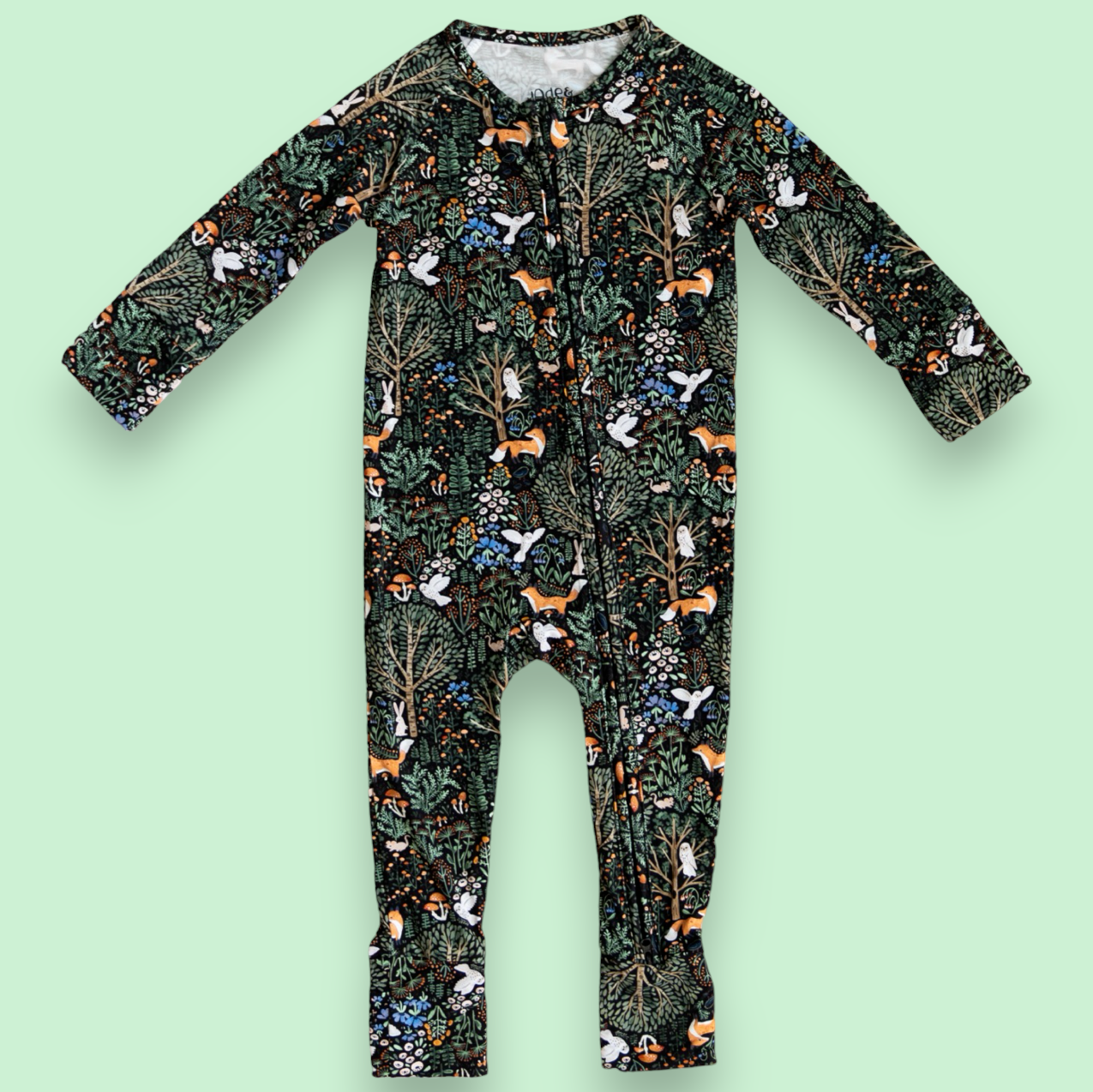 Forest Fairytale StretchLuxe Zip Footie