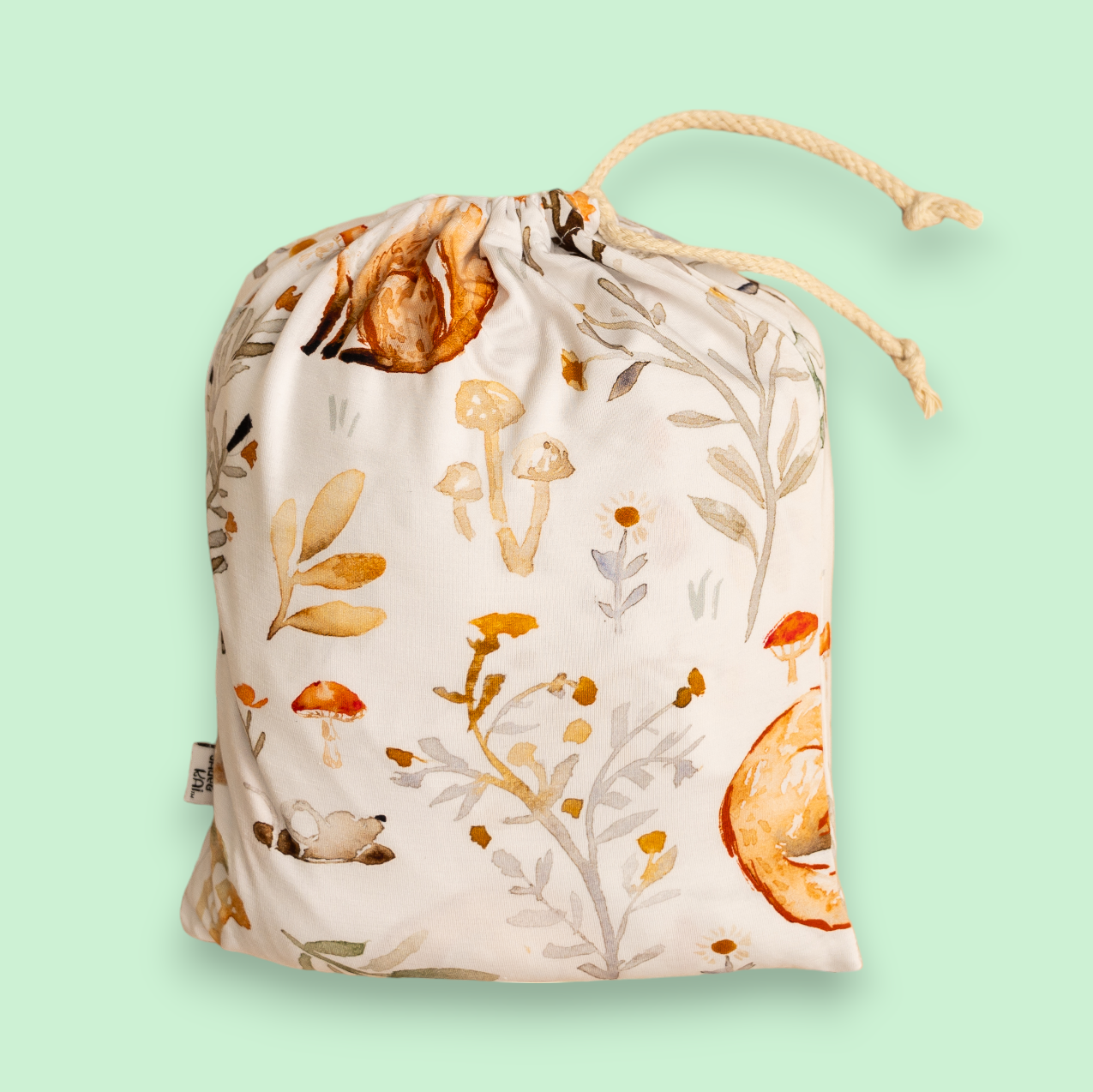 Woodland Foxes StretchLuxe Fitted Crib Sheet (Single)